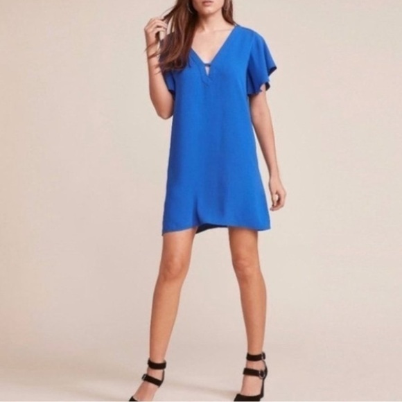 JACK BY BB DAKOTA Bright Blue Shift Slip Dress - Picture 5 of 6